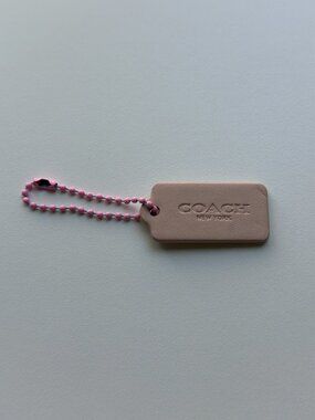 3924 COACH TAG BAG CHARM WALLET CHARM TAG